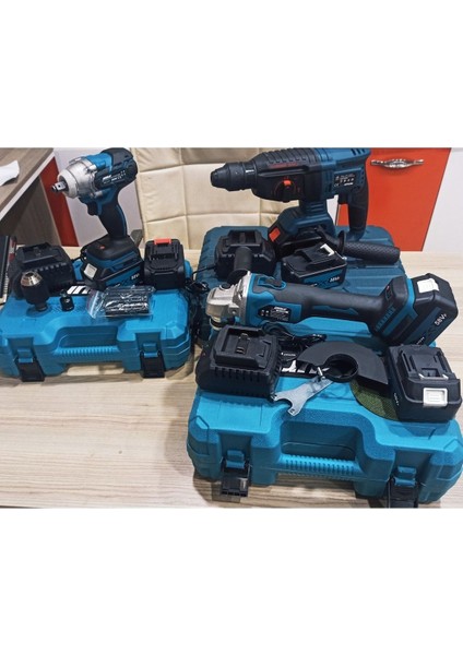 Şarjlı Üçlü Matkap Seti Ispiral Asur, Güç ve Dayanıklılık Sunar