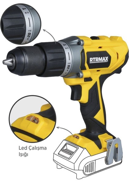 Şarjlı Darbeli Matkap 50 Nm, Akü Hariç, Hafif ve Güçlü, Kullanışlı Tasarım modelleri
