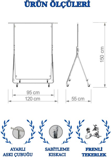 Katlanabilir Lüks Portatif Askılık-Ayaklı Askılık-Eşek Askı modelleri