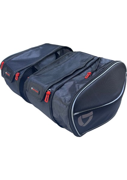 Motosiklet Büyük Körüklü Yan Çanta Sert Kabuk Takımı (2'li) fiyatları