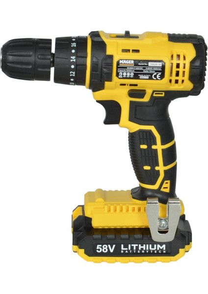 Şarjlı Darbeli Matkap 58W 5AH Gator Soket ve 24 Parça Set fiyatları