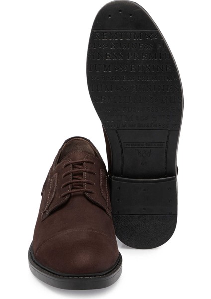 Kahve Hakiki Deri Erkek Klasik Ayakkabı - E24S1AY56986-A39 fırsatları