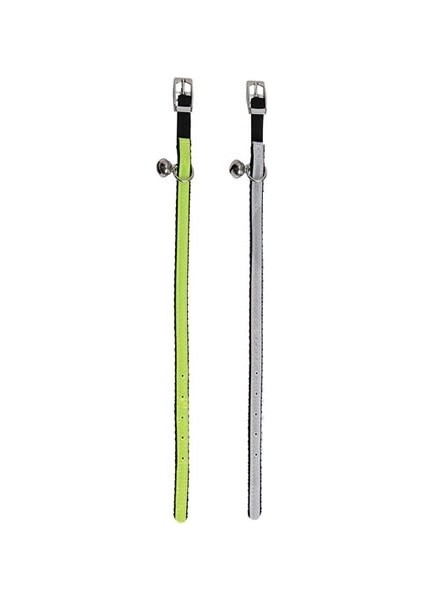 Fosforlu Çıngıraklı Kedi Boyun Tasması 10mm*30 cm