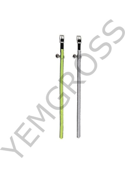 Fosforlu Çıngıraklı Kedi Boyun Tasması 10mm*30 cm modelleri