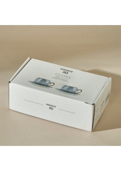 Gloss 2 Kişilik Kahve Fincanı Takımı