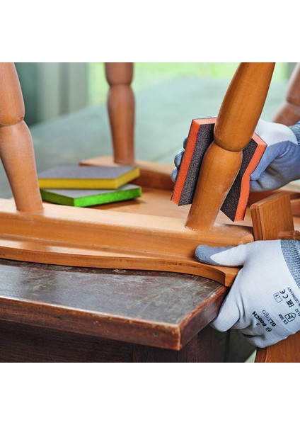 Bosch S473 Çift Taraflı Sünger Zımpara Seti 3 Parça (2608621254)