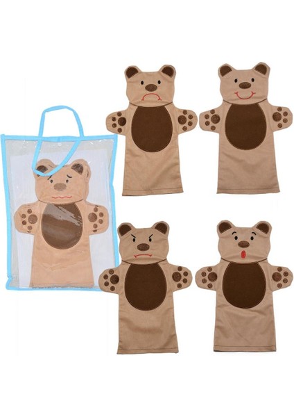 Nessiworld AND-5005 Yüz İfadeleri Kukla Seti 6'Lı -Anadolu