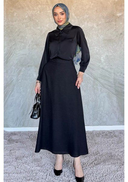 Tesettür Keten Etek P-00017593