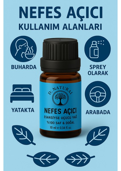 Mentol Uçucu Yağ %100 Saf Doğal Esans Buhurdanlık Difüzör Oda Esansı 10 ml modelleri