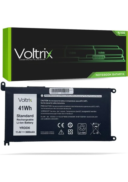 Dell Latitude 3500 N011L350015EMEA_W Uyumlu Notebook Batarya - Pil