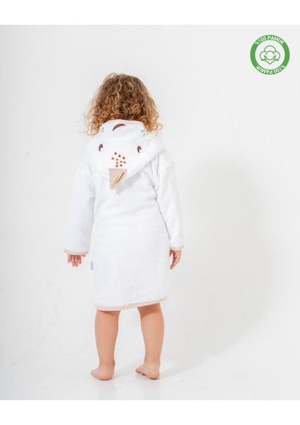 Balinalı Bornoz Beyaz-Bej modelleri