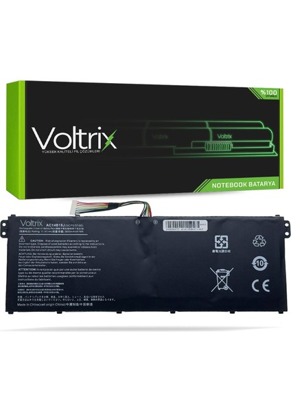 Acer Aspire ES1-571-34RY I3-5005U Uyumlu Notebook Batarya - Pil (3600MAH)