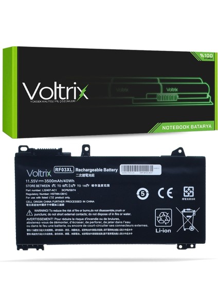 Hp RE03045XL-PL Uyumlu Notebook Batarya - Pil