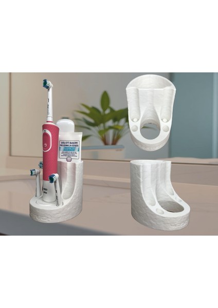 Oral B Resimdeki Modeller ile Uyumlu Stand ve Organizer 2 Li ve 1 Li Big indirimleri
