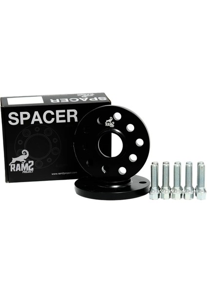 5X100-112 57,1 20MM Siyah Spacer
