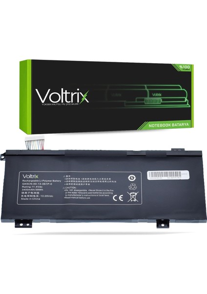 Monster Abra A5 V19.1.8 Uyumlu Notebook Batarya - Pil