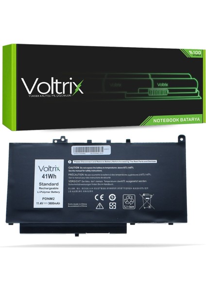 Dell Latitude NJJ2H, 0NJJ2H Uyumlu Notebook Batarya - Pil (3 Hücre)