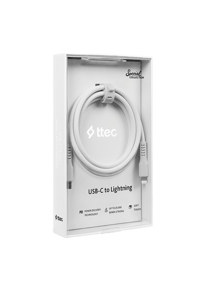 2DK60B Usb-C - Lightning Hızlı Şarj Kablosu 120CM Beyaz fırsatları