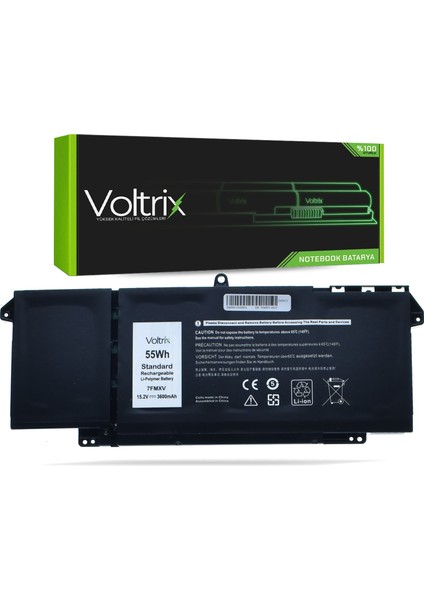 Dell Latitude 5320 N024L532013EMA2IN1 Uyumlu Notebook Batarya - Pil (4 Hücre)