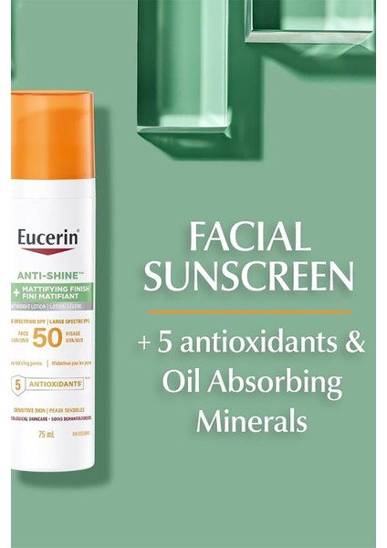 Anti-Shine SPF50 Yüz Güneş Kremi 75ML modelleri