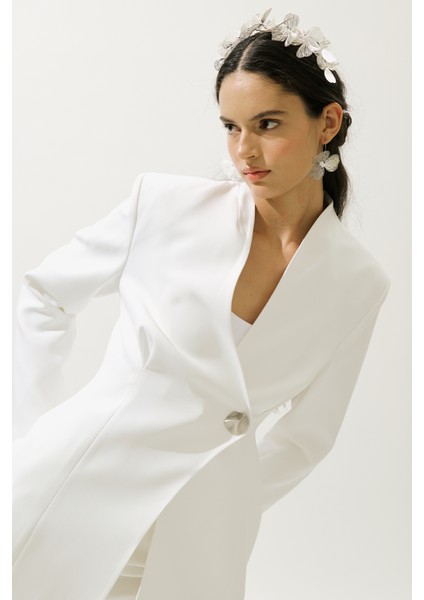 Valentıne Blazer Ceket Ekru indirimleri