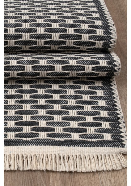 Katlanabilir,yıkanabilir,yüksek Kalite Pamuk Salon,oturma Odası,balkon Kilim Antrasıt fiyatları