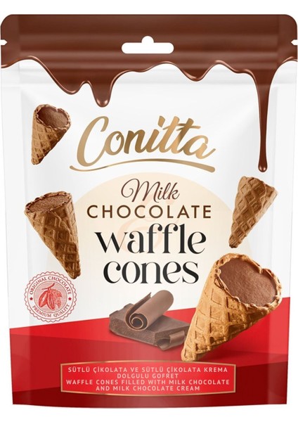 Sütlü Çikolatalı Gofret 80 Gr. (1 Paket)