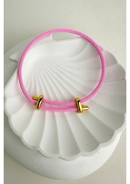 Renkli Örme Ip Çelik Plaka Detay Ayarlanabilir Bileklik fiyatları