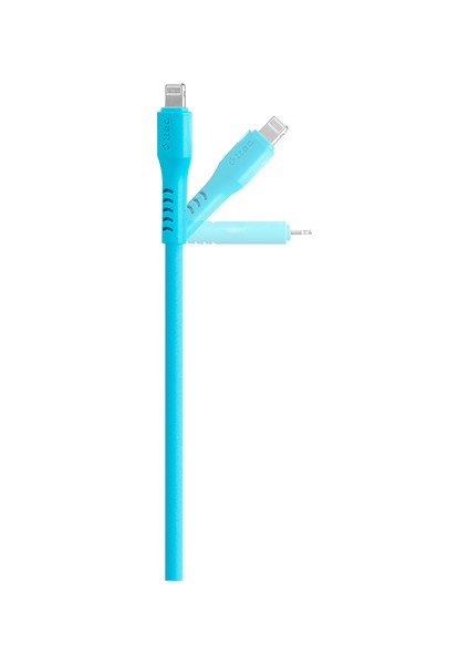 2DK60NM Ttec Usb-C - Lightning Hızlı Şarj Kablosu 120CM Neon Mavi