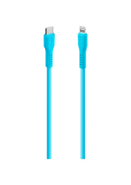 2DK60NM Ttec Usb-C - Lightning Hızlı Şarj Kablosu 120CM Neon Mavi fiyatları
