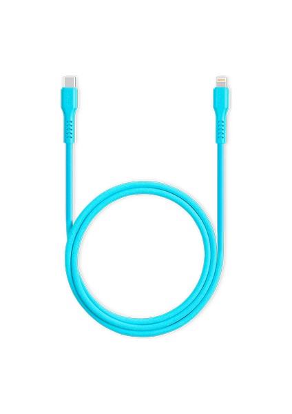 2DK60NM Ttec Usb-C - Lightning Hızlı Şarj Kablosu 120CM Neon Mavi modelleri