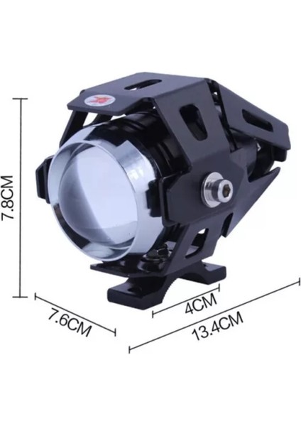 Motosiklet Sis Farı Su Geçirmez 3 Modlu U5 LED fiyatları