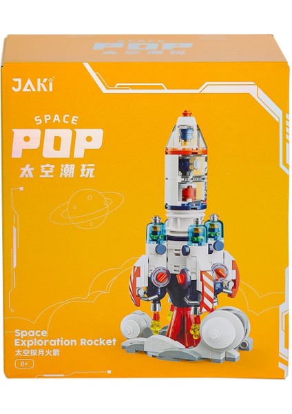 JK8508 Jaki Uzay Roketi Blok Seti -Vagon Life modelleri