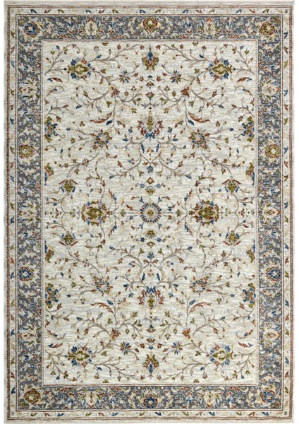 Motto Vintage Modern Dokuma Halı Oturma Odası Salon Halısı Y961D_WV15