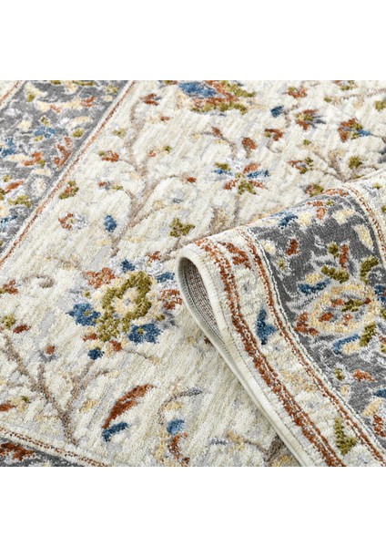Motto Vintage Modern Dokuma Halı Oturma Odası Salon Halısı Y961D_WV15