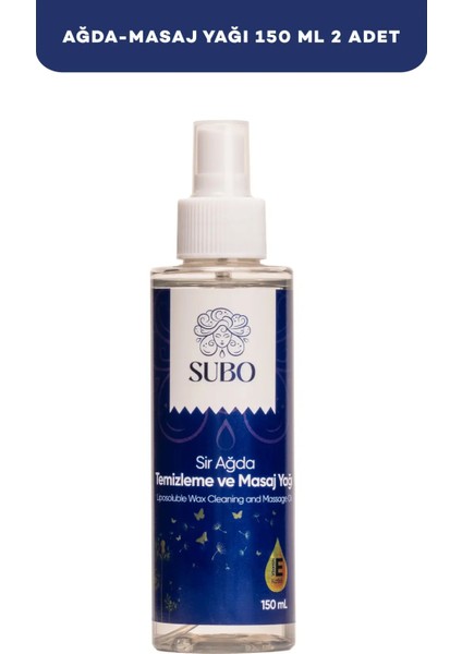AĞDA TEMİZLEME ve MASAJ YAĞI 2X150 ml