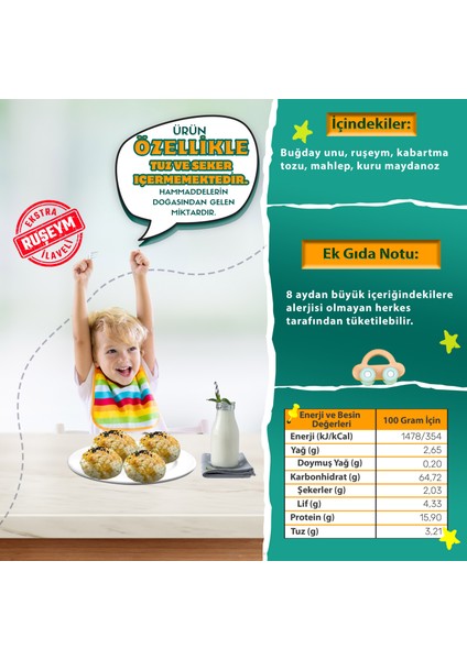 Tuzsuz Mahlepli Poğaça Karışımı (375 gram) fiyatları