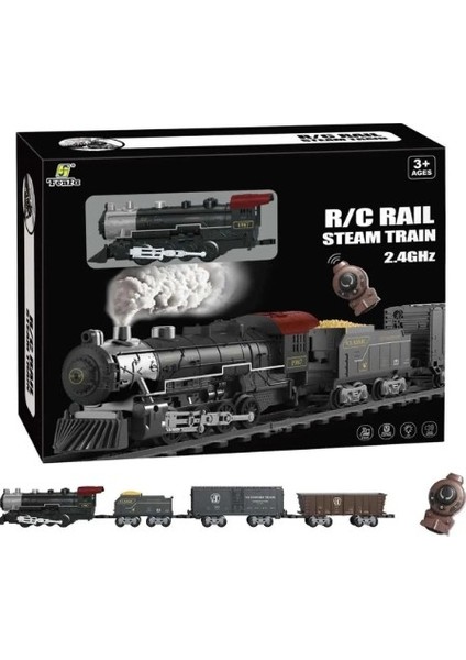 Classic Steam Kumandalı 2,4 Ghz Pilli Tren Seti 30 Parça