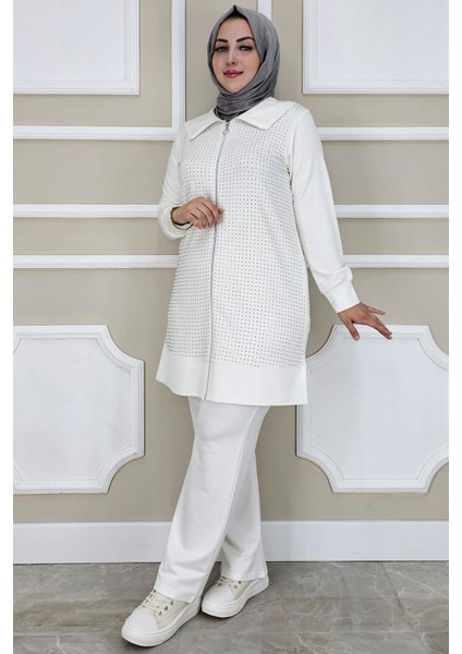 Kadın Beden Taş Detaylı Tesettür Takım fiyatları