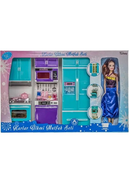 Oydaş Karlar Ülkesi 2'li Dolap Lavabo 2334