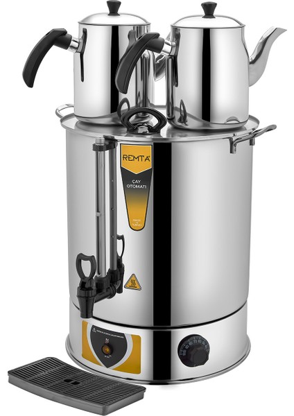 Çift Demlikli Elektrikli Çay Ocağı 24 Lt (Demlikler Dahil)