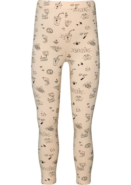 Kız Çocuk Summer Dream Desen Tayt