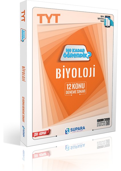 Supara Tyt Biyoloji Konu Denemeleri Ne Kadar Öğrendik Supara Yayınları fiyatları