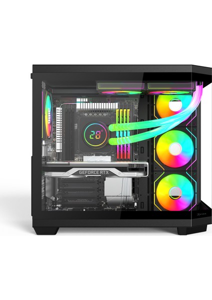 Gta 19X I7 14700F 32GB Ddr5 1tb M.2 Nvme Rtx 5060 8gb 240MM Sıvı Soğutma Oyuncu Masaüstü Bilgisayarı