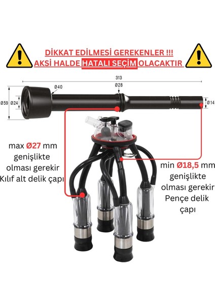 İga Uzun Meme Lastiği (Silikon Memelik - 4 lü Paket)