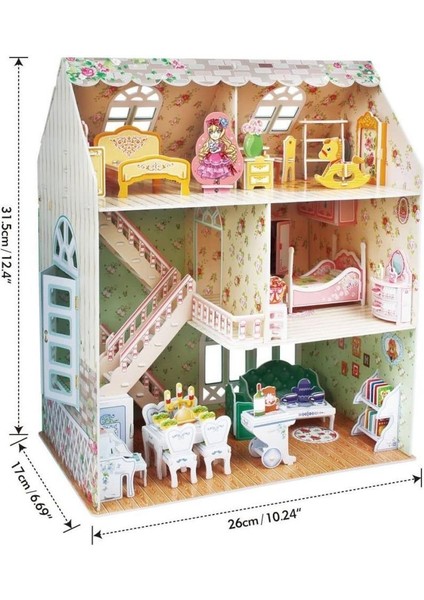 Nessiworld Cubicfun Dreamy Ev 3D Puzzle fiyatları