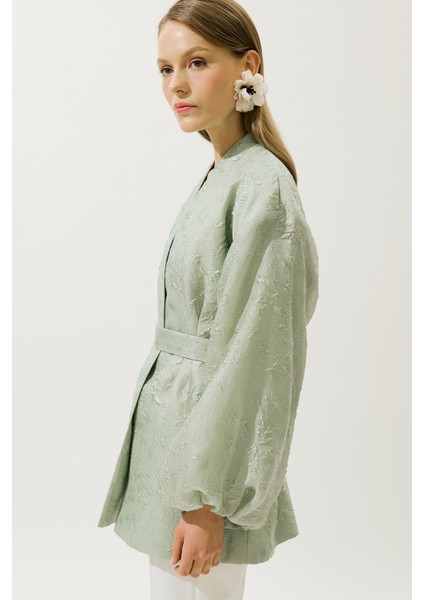 Jakar Organze Kimono Mint