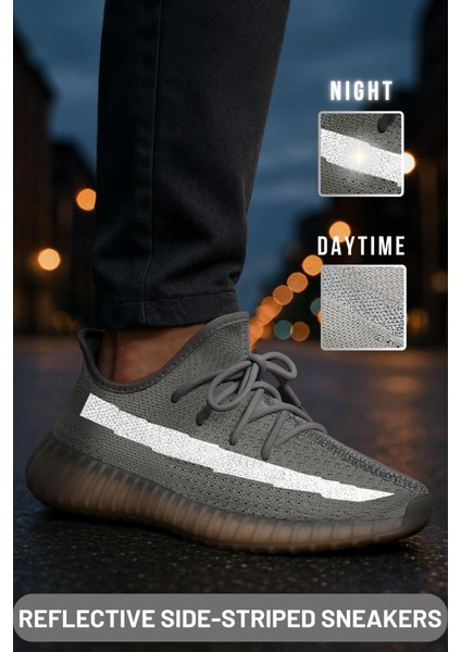Reflektörlü Günlük Spor Rahat Unisex ,erkek ,bayan Koşu Ayakkabı