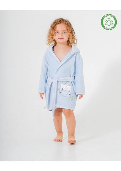 Balinalı Bornoz Mavi fiyatları