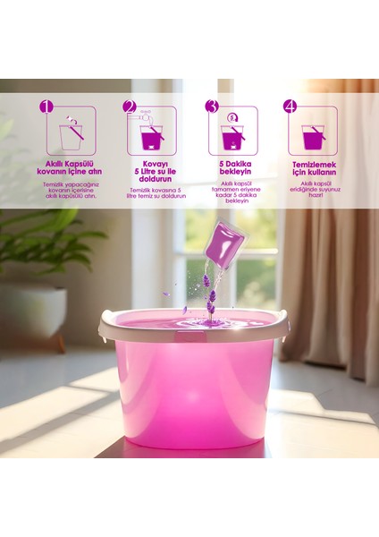 Clean Yüzey Temizleyici Akıllı Kapsül Lavanta Kokulu fiyatları